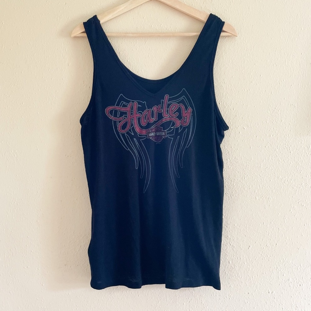 Harley-Davidson Women’s Black Tank Top Size 2XL